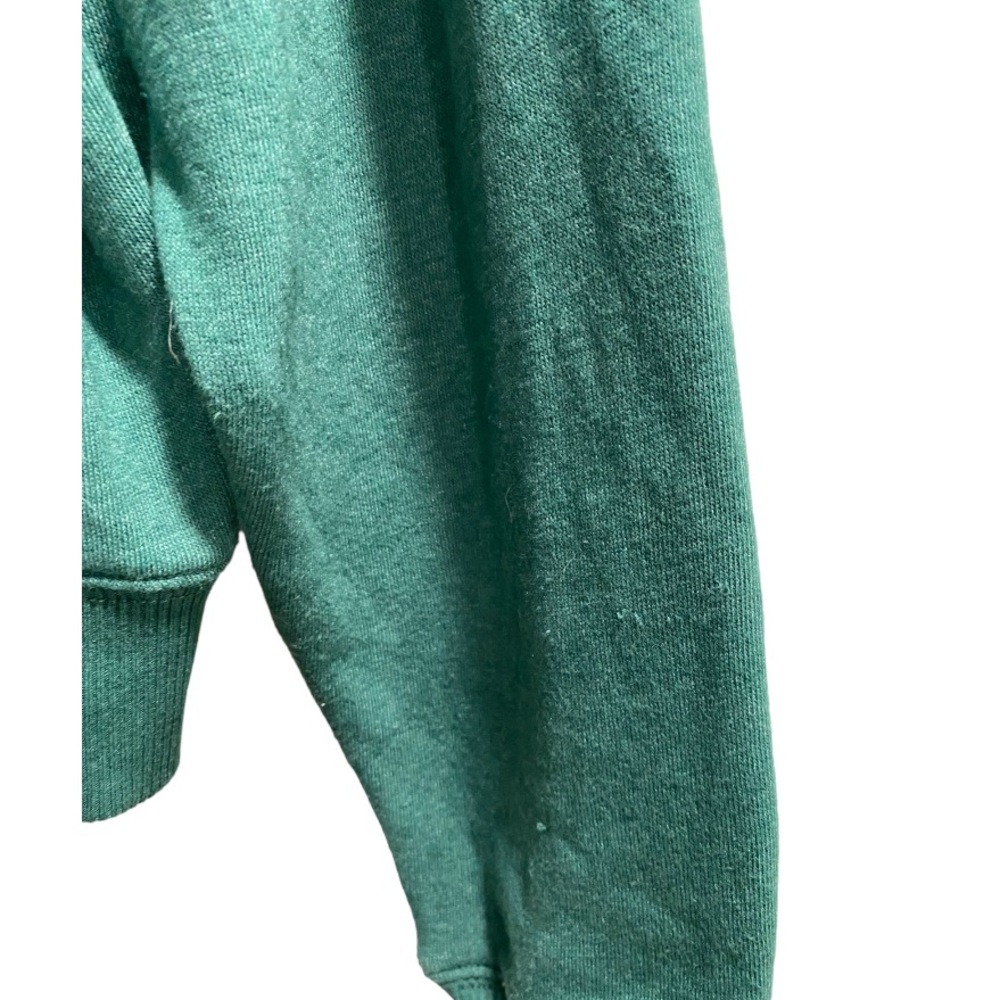 American Eagle Green‎ Pullover, Green Sherpa Lined Collar 2 Button up size XS - Picture 7 of 7